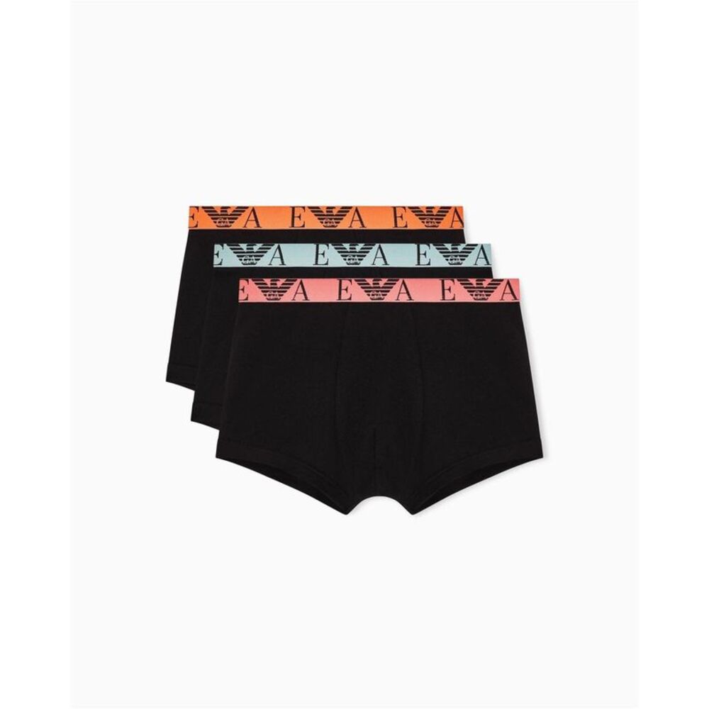 Emporio Armani Mens Core Logo Underwear (Pack of 3) / Black/Multicolored